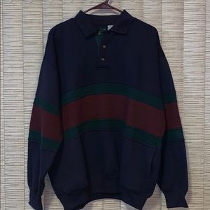 Vintage collard crew neck